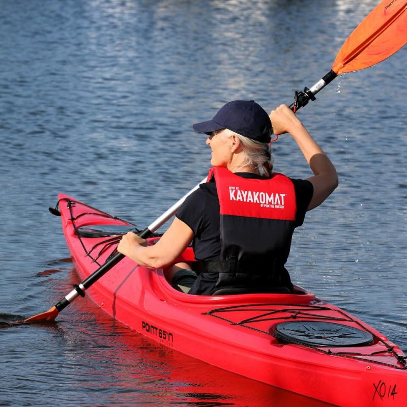 Kayakomat stående